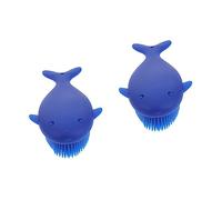minkissy 2 Pezzi Spazzola Esfoliante Per Il Corpo in Silicone Per Bambini Spazzola Rotante Automatica Facile Da Tenere Per La Pulizia Strumento Per Massaggio Per Bambini