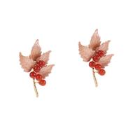 minkissy 2 Pezzi spilla d'epoca gioielli autunnali Partire Foglie piccolo risvolto a spilla regali per il compleanno delle donne unico Pin di risvolto spille da donna collare Lega di zinco