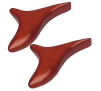 minkissy 2 pezzi Strumento Gua Sha Massaggiatore Linfodrenante Compatto per Viso e Corpo Effetto Pressoterapia e Stimolazione Punti Trigger Facili da Trasportare