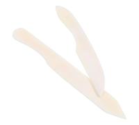 minkissy 2 Pezzi Strumento Piegatore in Osso Bianco per Lavori di Carta e Scrapbooking, Multifunzione per Piegare, Tagliare e Modellare, per Progetti Fai-da-Te e Ufficio