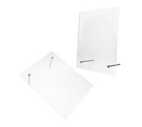 minkissy 2 Pezzi Tabellone Per Unghie Supporto Per La Pittura Delle Unghie Fornitura Per Unghie Artistiche Nail Art Che Mostra Il Supporto Porta Punte Per Nail Art Transparent Acrilico