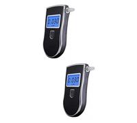 minkissy 2 Pezzi Tester Digitale Per Nel Respiro Schermo Lcd Precisione Della Polizia 0 000-0 199%25 Nero