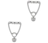 minkissy 2 Pz Accessori per aste portaflebo maniglia del supporto per infusione verticale manico in plastica per salina parti del supporto per infusione AbS Grey