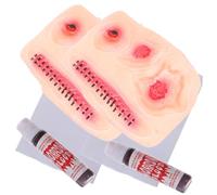 minkissy 2 Pz adesivo per decorazioni per il corpo parà sangue arredamento zombie impostore Trucco fa halloween femal Decorazione labellini sanguigna tag adesivi per ferite adesivi orribili