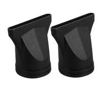 minkissy 2 Pz bocchetta dell'asciugacapelli accessori per acconciature phon con accessori attacco diffusore per asciugacapelli bocchetta per asciugacapelli tappo diffusore plastica Black