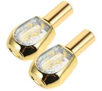 minkissy 2 Pz Bottiglia di profumo leggera e di semplice bottiglia di profumo bottiglia di olio essenziale Bottiglie di profumo vuote bottiglia di profumo di Bicchiere Golden