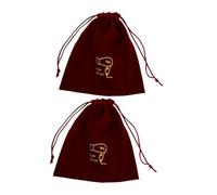 minkissy 2 Pz custodia per gioielli borsa per asciugacapelli custodia per asciugacapelli Sacchetto borsa portatile borsa da viaggio con coulisse borsa contenitore da viaggio
