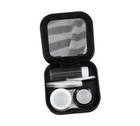 minkissy 2 Pz custodia per lenti a contatto portatile portatili scatole per bicchieri kit di stoccaggio porta lenti a contatto porta kit per la degli occhi kit custodia lenti plastica