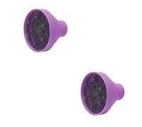 minkissy 2 Pz diffusore universale per asciugacapelli in soffiato asciugacapelli da viaggio diffusore asciugacapelli pieghevole diffusore asciugacapelli portatile piega Viola