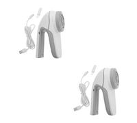 minkissy 2 Pz Raschietto Usb Tagliacapelli Maglione Vestiti Rasoio Levapelucchi Elettrico Mini Rimuovi Pelucchi Rasoio Per Ricaricabile Acciaio Inossidabile Bianca