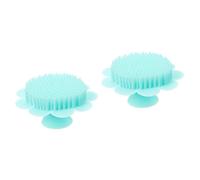 minkissy 2 Pz Spazzola Per Shampoo in Silicone Spazzola Da Per Bambini Massaggiatori a Portatili Cuoio Capelluto Gel Di Silice Bambino Cuscinetto Posteriore