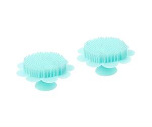 minkissy 2 Pz Spazzola Per Shampoo in Silicone Spazzola Da Per Bambini Massaggiatori a Portatili Cuoio Capelluto Gel Di Silice Bambino Cuscinetto Posteriore