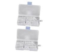 minkissy 2 Pz Strumenti Per La Riparazione Degli Occhiali Cacciavite Per Occhiali Kit Assortimento Ottico Viti Per Occhiali Kit Riparazione Occhiali e Occhiali Da Sole Piccole Viti