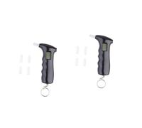 minkissy 2 Pz tester 'alcool di tipo soffiante portatile tester digitale tester tascabile test alcolemico alcoltest tester 'alcool con display lcd rilevatore di