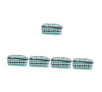minkissy 2 sacchetti per oli essenziali stampati da viaggio, organizer da viaggio, organizer da viaggio, borsa organizer da viaggio, 5 pezzi, come mostrato, 22 x 16 x 5 pezzi, casual