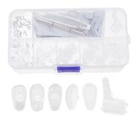 minkissy 2 Scatole piccolo nasello per occhiali Set naselli antiscivolo Naselli creativi e pratici impugnatura per il naso kit occhiali nasello antiscivolo fornitura di naselli per occhiali