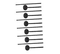 minkissy 2 Set Banda Scudo Per Gli Occhi Accessorio Di Prova Occlusore Della Carta Oculare Puntatore Grafico Resistente All'usura Occlusore Oculare Occlusore Per Occhiali Addominali Black