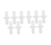 minkissy 2 Set Connettore Adattatore Strumento Di Collegamento Cinturino Per Misuratore Di Pressione Sanguigna Parti Del Connettore In Plastica Bianca 5 pezzi * 2