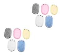 minkissy 2 Set Di Comode Tute in Cotone Per Neonati E Bambini Con Chiusura A Scatto 5 Pezzi*2