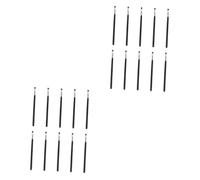 minkissy 2 Set Di Mini Pennelli Per Sopracciglia Angolati Facili Da Pulire Senza Assorbimento Di Pigmento Strumento Di Trucco Essenziale Per Principianti 10 Pezzi * 2