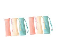 minkissy 2 Set Di Sacchetti Per Il Bagno in Rete Per Saponette Sacchetti Per Sapone Esfoliante Per Il Viso 3 Pezzi * 2