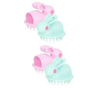 minkissy 2 Set Di Spazzola Per La Pulizia Dei E Per La Del Cuoio Capelluto Shampoo Scrub Delicato Per Il Cuoio Capelluto Per Bambini Piccoli E Neonati 2 Pezzi*2