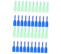 minkissy 2 Set Di Spazzolini Da Denti Per Prigione Mini Spazzolini Per La Pulizia Spazzolini Da Denti Per Dita Per Istituti Penitenziari 20 Pezzi * 2