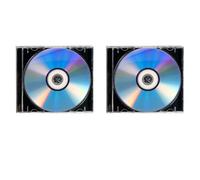minkissy 2 Set Dischi Vuoti Registrabili per Cd Dvd con Custodia Jewel Case per Registrazione Audio e Video Audio Eccellente e Protezione Ottimale