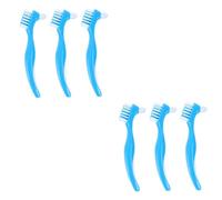 minkissy 2 Set False Extra Clean Medium Spazzolino Per La Pulizia Dei Denti - Strumento Per La Dell'impugnatura 3 Pezzi*2