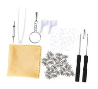 minkissy 2 Set Kit Riparazione Occhiali Naselli Per Occhiali Cacciavite Occhiali Da Vista Naselli Non Strumenti Professionali Occhiali Da Sole Naselli Parti Di Occhiali Kit Viti Plastica