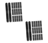minkissy 2 Set Protettore Del Tempio Dello Spettacolo Porta Occhiali Manicotto Delle Punte Delle Tempie Degli Occhiali Compatibili Colleghe Accessori Per Occhiali Fermavetro Black 16 Paia*2