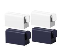 minkissy 2 Set Spremi Dentifricio Chiave Spremitubi Clip Per Dentifricio Strizzatore Per Tubi Spremi Tubetti Di Dentifricio Spremiagrumi Manuale Cuscinetto in Silicone 2 Pezzi * 2