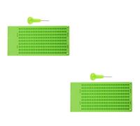 minkissy 2 Set Tavoletta Braille tastiera braille lavagna braille e kit stilo Accessori per scrittori braille kit di ardesia braille in plastica piastra braille in plastica pp Green