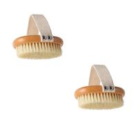 minkissy 2 Spazzole Da Doccia Con Setole Morbide Per Il Corpo Esfolianti Spazzolatura A Secco Per Pelle Morta Spazzola Principale Per Bagno E Doccia