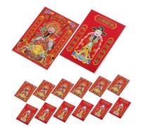 minkissy 20 God of Wealth Model Miniature della casa delle Scala 1 12 Articoli in Miniatura Arredamento Cinese del Festival Cinese Mini