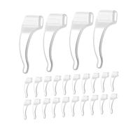 minkissy 20 Paia Ganci auricolari antiscivolo per occhiali accessori per occhiali antiscivolo occhiali portalampada per utensili clip per le orecchie del tempio porta occhiali antiscivolo