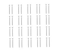 minkissy 20 Paia Orecchini Sfera in Argento Per Donna Piccoli e Semplici Orecchini Bottone Rotondi in Metallo Luminosi e Bellissimi Accessori