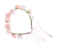 minkissy 20 Pezzi Diadema Fascia Da Ragazza Di Fiori Per Il Matrimonio Diadema Costume Da Cupido Rosa Copricapo Di Cupido Di Fiori Fioraia Floreale Stoffa
