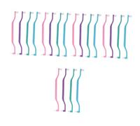 minkissy 20 Pz Spazzolino a Doppia Testa Spazzola Intercapedine Portatile Spazzola Intercapedine Quotidiana Dente Da Viaggio Accessorio Per La Casa Spazzolini Resistenti All'usura Plastica