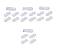 minkissy 20 Pz Tappetino anticollisione WC paracolpi per sedile del water sedile del water bidet sedie seat assorbenti igienici adesivi Cuscinetti imbottiti per coperchio WC Gel di silice