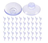 minkissy 200 Pezzi Ventose per Tavolo in Vetro Pvc, Gancio a Ventosa per | Leggere e Facili da Usare, Forte Portata, Anti-collisione per Decorazioni Appese