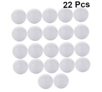 minkissy 22 pezzi Palline da Allenamento Indoor Non Porose Bianco Palline Pratiche Morbide e Leggere per Esercizi di Golf al Coperto Sicure per Mobili e Persone