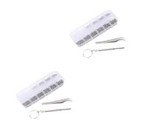 minkissy 2200 Pcs Occhiali Da Sole Viti Di Riparazione Piccole Viti Piccole Viti Occhiali Viti Piccolo Cacciavite Viti Cacciavite Pinzette Da Sole Occhiali Di Riparazione Viti