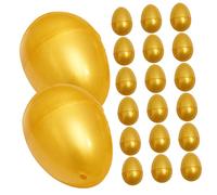 minkissy 24 Uova Plastica Riempibili Scatole Forma per e Regali Giochi per Decorazioni per Caccia Alle Uova