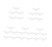 minkissy 25 Pz Righello Del Tatuaggio Tatuaggio Sopracciglio Stencil Per Righello Posizione Sopracciglio Righello Per Sopracciglia Strumenti Per Sopracciglia Plastica