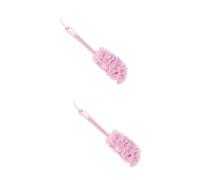 minkissy 2pcs Scrubber spugne Bath Sponge Bath Scrubber Doccia Palla Doccia Spugna Manico Lungo Spazzola Doccia prendere un Bagno Massaggio Spazzola a255