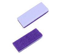 minkissy 2pcs Strumenti Pedicure per Piedi Rimozione Infermieristica per Piedi Pomice per Piedi Scrubber Remover Remover Pietra Pomice File Del Piede Esfoliante Viola Roccia vulcanica