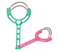 minkissy 2pezzi Epilatore Manuale Per Rimozione Facciali Design Molla Strumento Di Bellezza Per Liscia Irritazioni Casual Assortiti