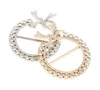 minkissy 2pezzi Fermagli Per Magliette in Fibbie Per Sciarpe Per Creativi Decorazioni Semplici Ed Eleganti