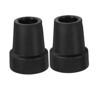 minkissy 2pezzi Gommini Stampelle Antiscivolo in Gomma Punte di Ricambio per Bastoncini da Trekking Protezioni per Piedini in Gomma per Bastoncini da Passeggio Adatte Scale e Sabbia